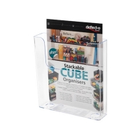 Deflecto wall brochure holder A4 DE76401 400505