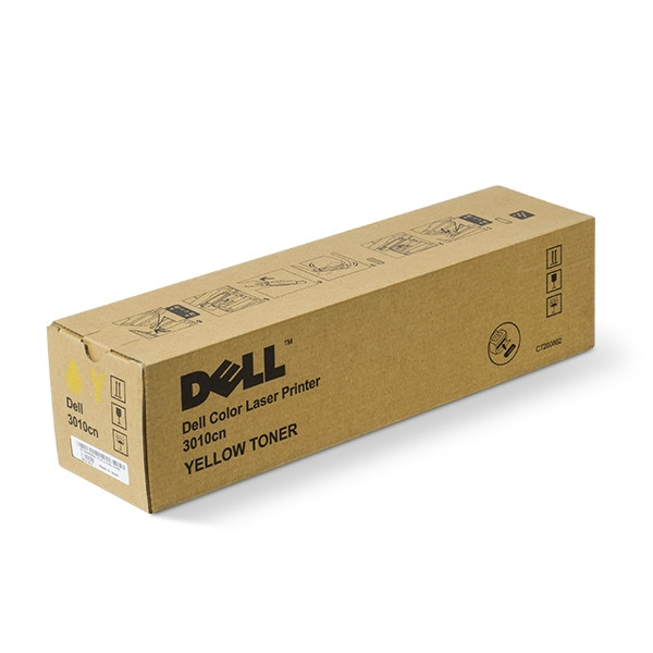 Dell 593-10156 (WH006) yellow toner (original Dell) 593-10156 085693 - 1