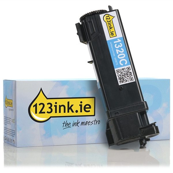 Dell 593-10259 (KU051) high capacity cyan toner (123ink version) 593-10259C 085675 - 1