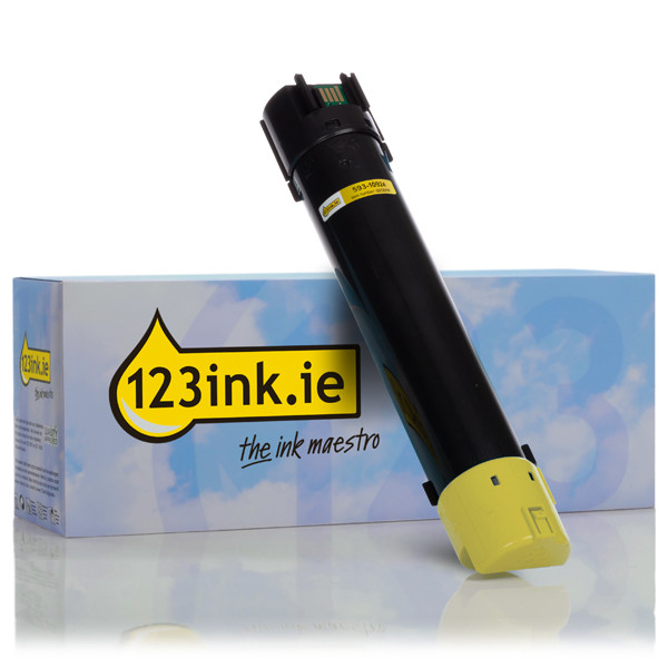 Dell 593-10924 (T222N) high capacity yellow toner (123ink version) 593-10924C 085869 - 1