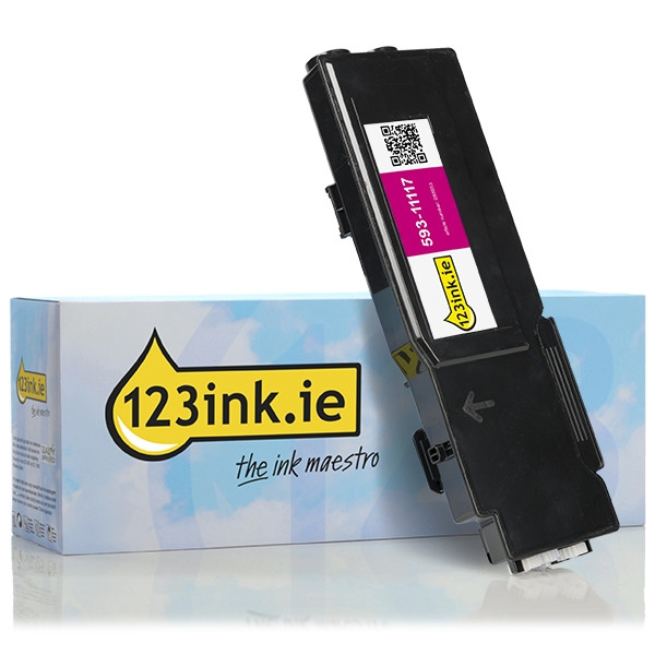 Dell 593-11117 (8JHXC) high capacity magenta toner (123ink version) 593-11117C 085953 - 1