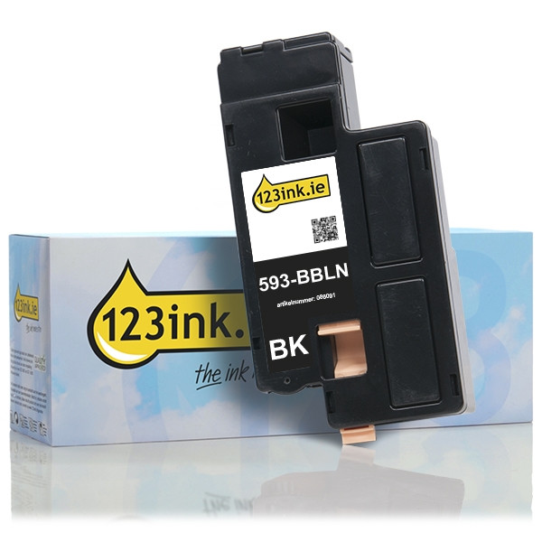 Dell 593-BBLN (H3M8P) black toner (123ink version) 593-BBLNC 086091 - 1