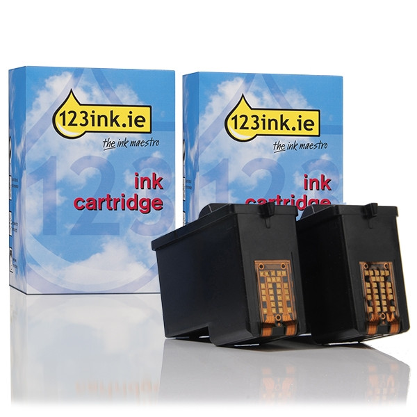 Dell Series 2 (592-10043) black cartridge 2-pack (123ink version) 592-10043 019045 - 1