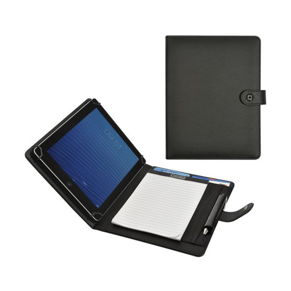 Desq black A5 writing folder with tablet holder 3688 400789 - 1