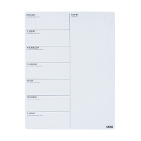 Desq magnetic weekly planner, 40cm x 30cm 4225 400746