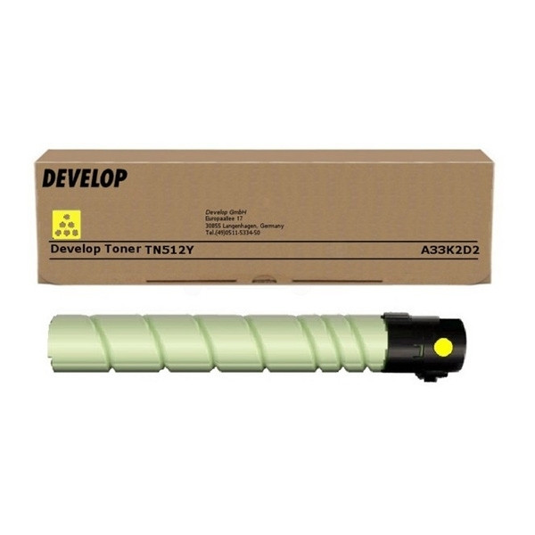 Develop TN-512Y (A33K4D2) yellow toner (original) A33K2D2 049146 - 1