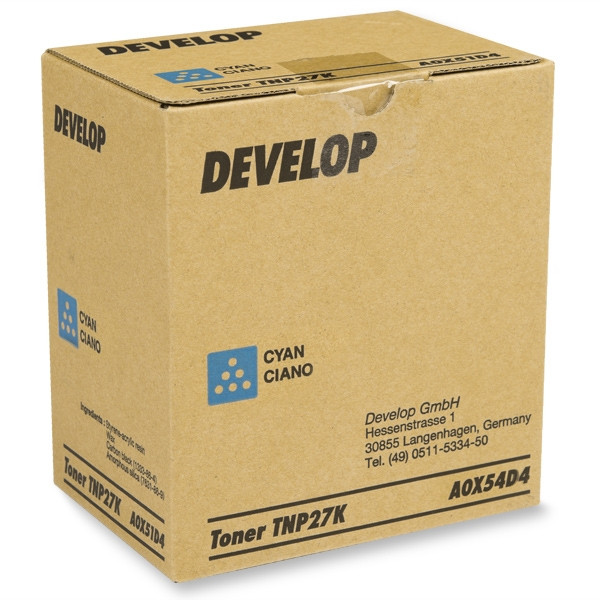 Develop TNP-27C cyan toner (original) A0X54D4 049068 - 1