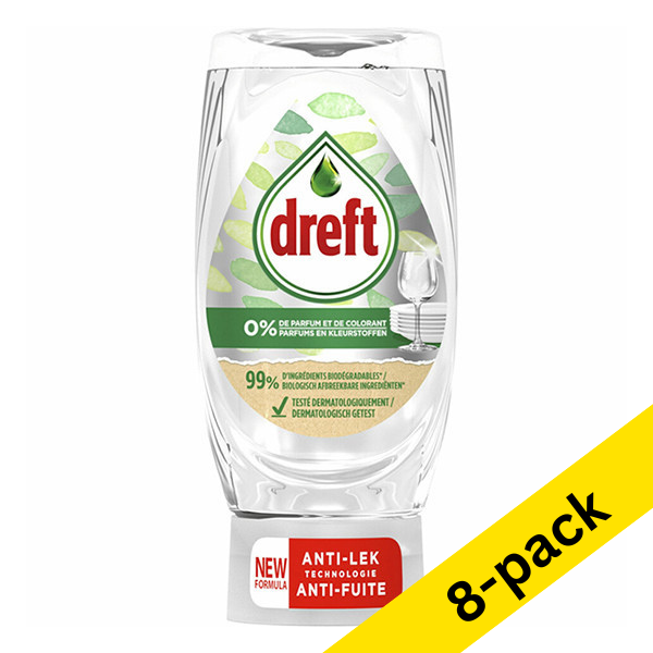 Dreft Max Power Pure & Clean washing up liquid, 370ml (8-pack) SDR06038 Dreft Max Power Pure & Clean washing up liquid, 370ml (8-pack) SDR06038 - 1