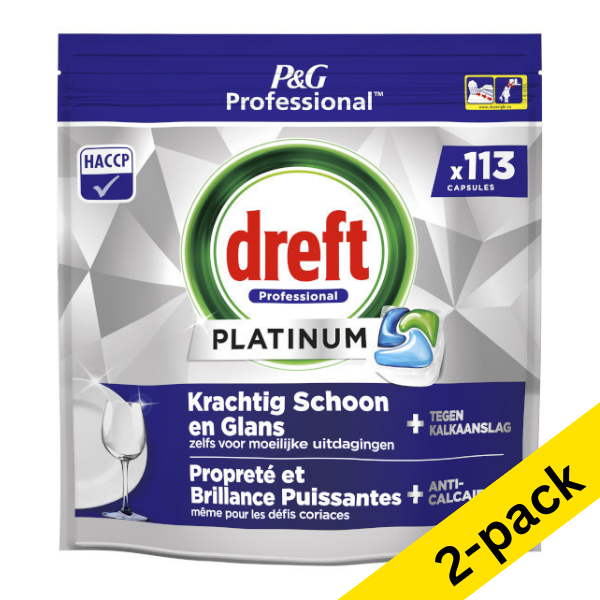 Dreft Professional All-in-One Platinum Regular dishwasher tablets (226-pack)  SDR06270 - 1