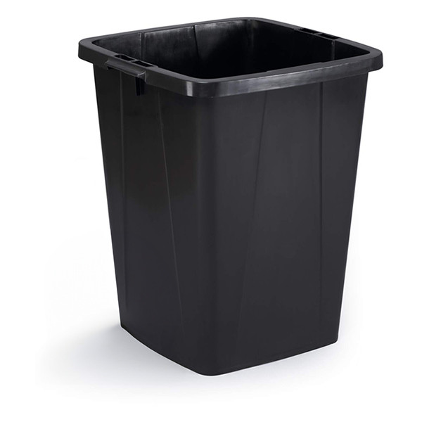 Durable DURABIN ECO black waste bin, 90 litres 1800505221 310282 - 1