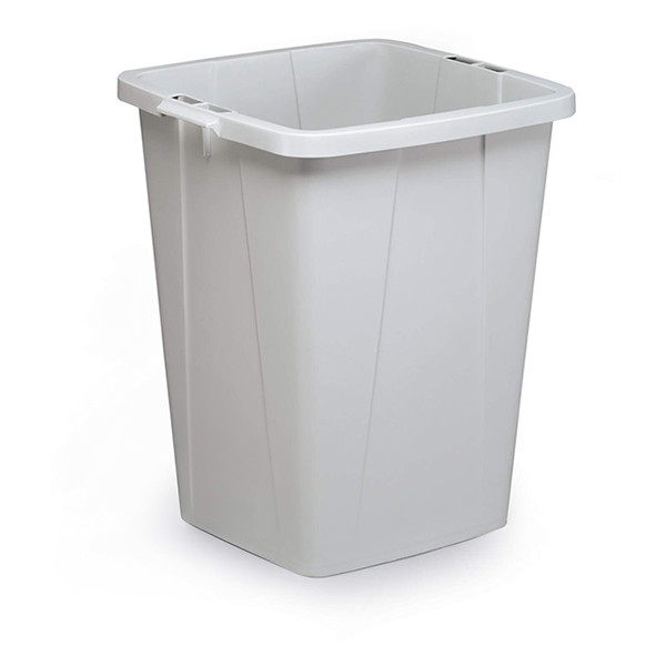 Durable DURABIN ECO grey waste bin, 90 litre 1800505050 310281 - 1