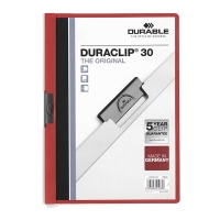 Durable Duraclip red A4 clip folder (30-pages) 220003 310042