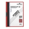 Durable Duraclip red A4 clip folder (30-pages)