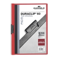 Durable Duraclip red A4 clip folder (60-pages) 220903 310047