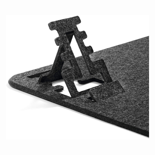 Durable Effect felt anthracite desk pad, 70cm x 33cm 708158 310254 - 3