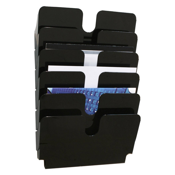 Durable Flexiplus wall brochure holder A4 (6 pack) 1700014061 310135 - 1