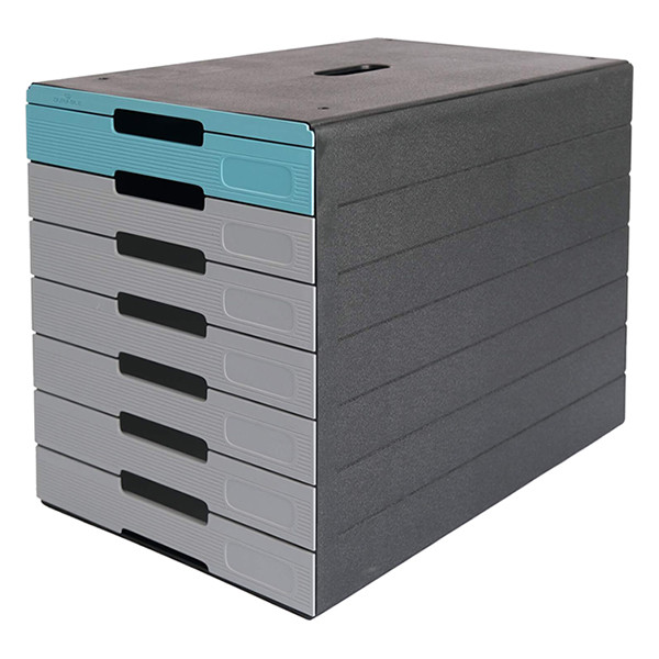 Durable Idealbox Pro blue drawer unit (7 drawers) 776306 310253 - 1