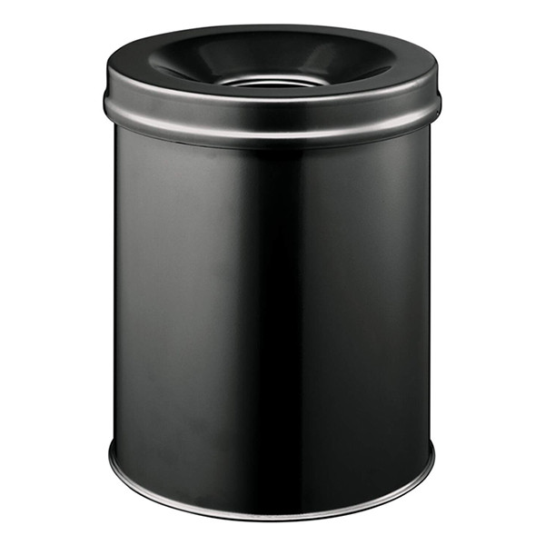 Durable SAFE black waste bin, 15 litres 330501 310274 - 1