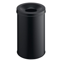 Durable SAFE black waste bin, 30 litre 330601 310275