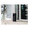 Durable black waste bin with ashtray, 17 litres 333001 310287 - 4