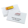 Durable name badges with magnet, 54mm x 90mm (25-pack)