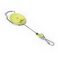 Durable yellow retractor with carabiner 832704 310011