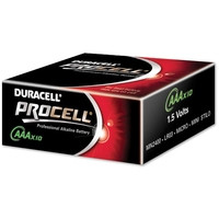 Duracell Procell AAA battery 10-pack (LR03/MN2400) DU01537 204518 - 1