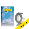 Dymo S0720180 / 35800 Rhino silver self-adhesive aluminum tape, 12mm (3-pack) (123ink version)