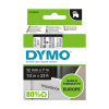 Dymo S0720500 / 45010 black on transparent tape, 12mm (original)