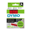 Dymo S0720570 / 45017 black on red tape, 12mm (original Dymo)