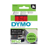 Dymo S0720720 / 40917 black on red tape, 9mm (original Dymo)