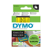 Dymo S0720790 / 43618 black on yellow tape, 6mm (original Dymo)