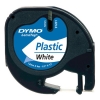 Dymo S0721610 / 91201 white plastic tape, 12mm (original Dymo)