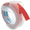 Dymo S0898150 white on red embossing tape, 9mm (original Dymo)