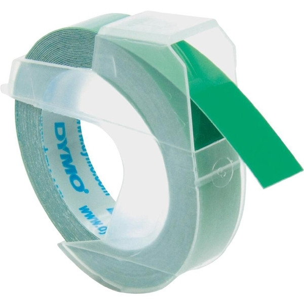 Dymo S0898160 white on green embossing tape, 9mm (original Dymo) S0898160 088446 - 1