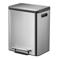 EKO EcoCasa matte stainless steel waste bin, 30 litres VB912830 SEK00069