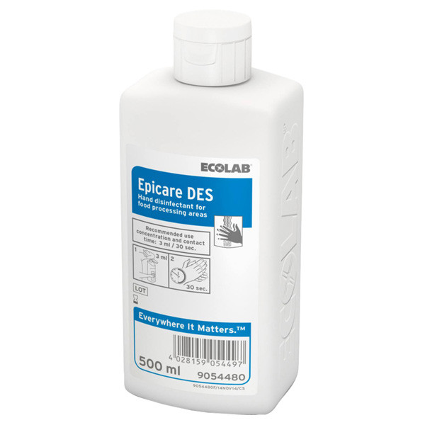 Ecolab Epicare disinfectant hand gel, 500ml  SEC00003 - 1