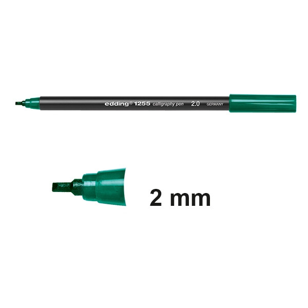 Edding 1255 bottle green calligraphy pen (2mm) 4-125520-025 239156 - 1