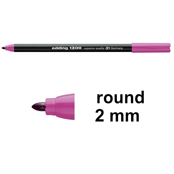 Edding 1300 lavender felt tip pen 4-1300031 239028 - 1