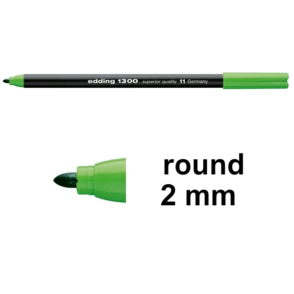 Edding 1300 light green felt tip pen 4-1300011 239010 - 1