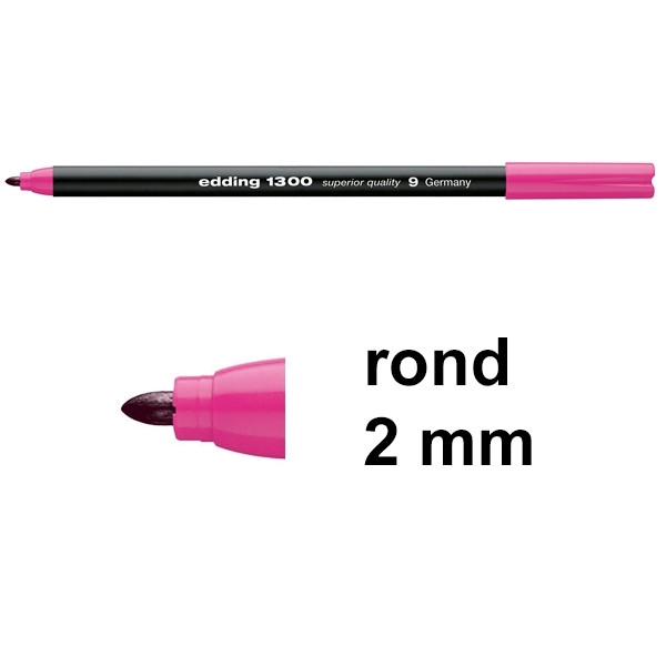 Edding 1300 pink felt tip pen 4-1300009 239008 - 1