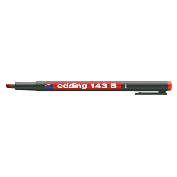 Edding 143B OHP red marker (10-pack)  239699 - 1