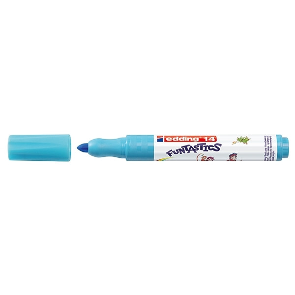 Edding 14 Funtastics light blue felt tip pen 4-14010 239259 - 1