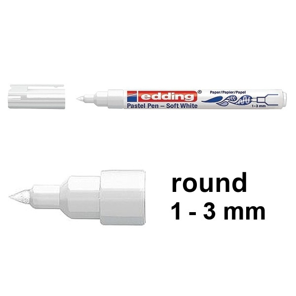 Edding 1500 semi-transparent white pastel marker 1500049 239343 - 1