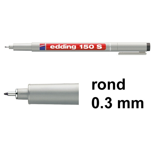 Edding 150S OHP black marker (10-pack)  239713 - 1