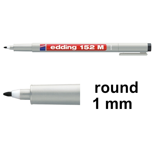 Edding 152M black OHP non-permanent marker 4-152001 200869 - 1