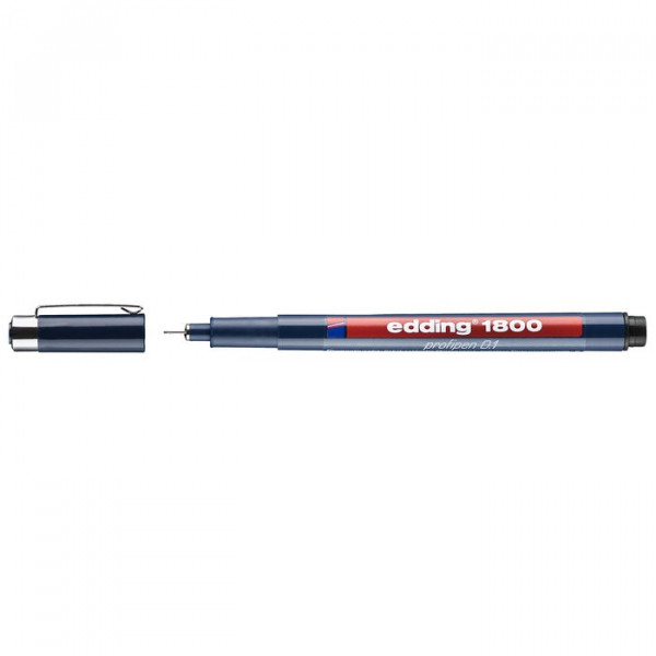 Edding 1800 black profipen (0.25mm) 4-180001001 239225 - 1