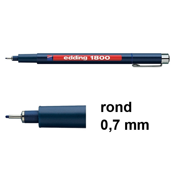 Edding 1800 blue fineliner (0.7mm) 4-180007003 239239 - 1