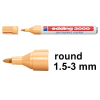 Edding 3000 light orange permanent marker