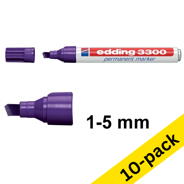 Edding 3300 violet permanent marker (10-pack)  239763 - 1